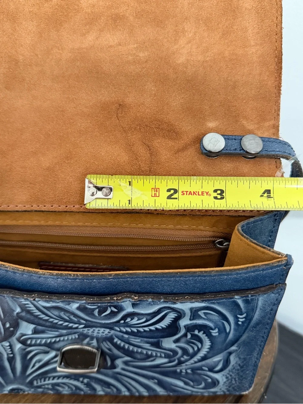 Patricia Nash Tooled Laurentina Leather Shoulder Bag Tote & Wallet Set